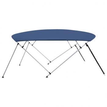 4-Bow Bimini Top Marineblau 243x(230-244)x137 cm 