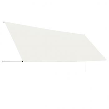 Einziehbare Markise 400×150 cm Creme