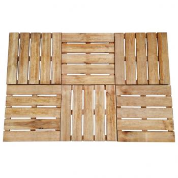 ARDEBO.de - Terrassenfliesen 6 Stk. 50x50 cm Holz Braun