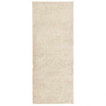 Teppich Shaggy Hochflor Modern Golden 80x200 cm