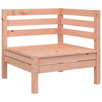 Gartensofa 2-Sitzer mit Hocker Massivholz Douglasie