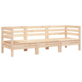 ARDEBO.de - Gartensofa 3-Sitzer Massivholz Kiefer