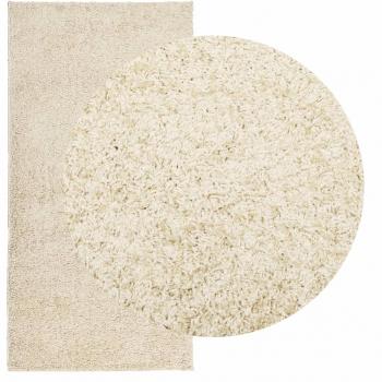 Teppich Shaggy Hochflor Modern Golden 100x200 cm