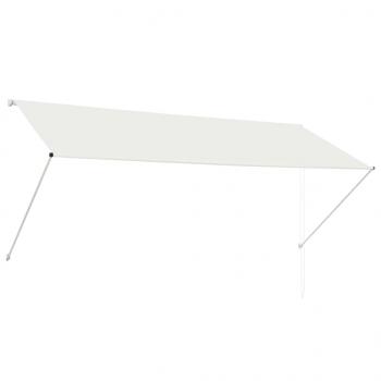 ARDEBO.de - Einziehbare Markise 300×150 cm Creme