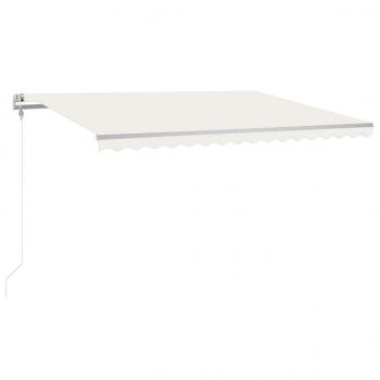 Automatische Markise mit LED & Windsensor 400x350 cm Creme