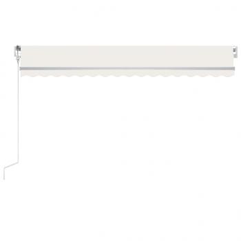 Automatische Markise mit LED & Windsensor 400x350 cm Creme