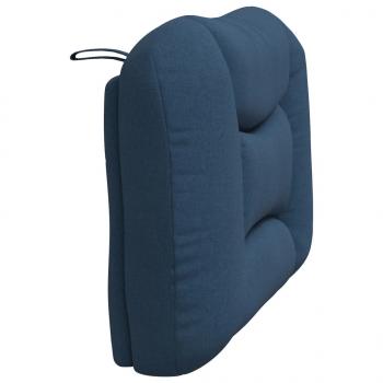 Kopfteil-Kissen Blau 80 cm Stoff