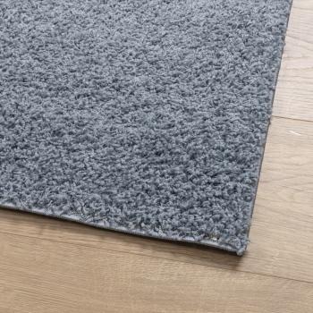 Teppich Shaggy Hochflor Modern Blau 80x150 cm