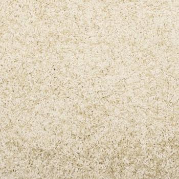 Teppich Shaggy Hochflor Modern Golden Ø 120 cm