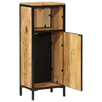 ARDEBO.de - Badschrank 40x27x90 cm Massivholz Mango und Eisen