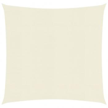 ARDEBO.de - Sonnensegel 160 g/m² Creme 2,5x2,5 m HDPE