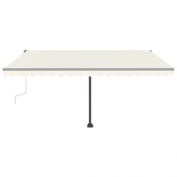 Standmarkise Manuell Einziehbar 450x350 cm Creme