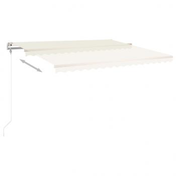 Standmarkise Manuell Einziehbar 450x350 cm Creme