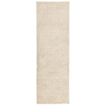 Teppich Shaggy Hochflor Modern Golden 80x250 cm