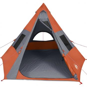 Tipi-Campingzelt 7 Personen Orange Wasserdicht