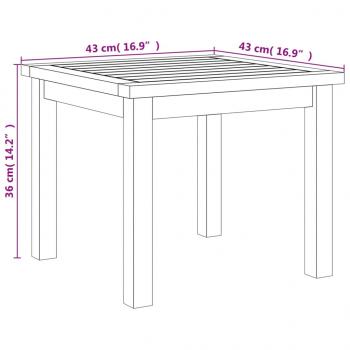 3-tlg. Bistro-Set Beige Poly Rattan und Akazienholz