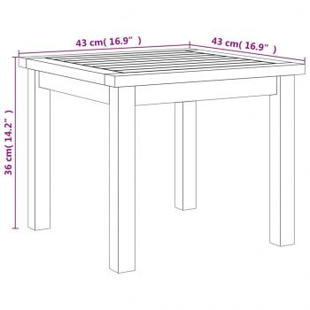 3-tlg. Bistro-Set Grau Poly Rattan und Akazienholz