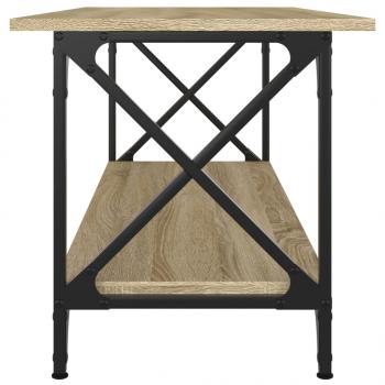 Couchtisch Sonoma Eiche 100x45x45 cm Holzwerkstoff und Eisen