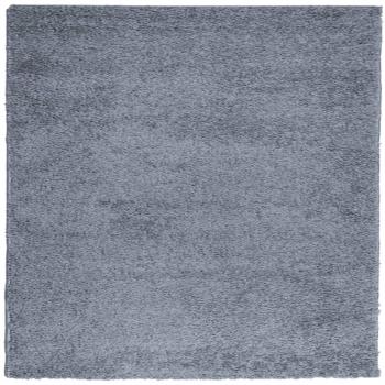 ARDEBO.de - Teppich Shaggy Hochflor Modern Blau 200x200 cm