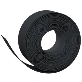 Rasenkanten 5 Stk. Schwarz 10 m 20 cm Polyethylen