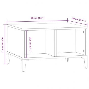 Couchtisch Sonoma-Eiche 60x50x36,5 cm Holzwerkstoff