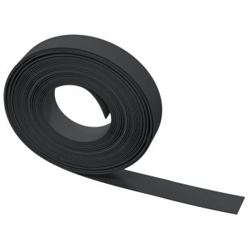 Rasenkanten 2 Stk. Schwarz 10 m 10 cm Polyethylen