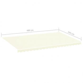 Markisenbespannung Creme 5x3,5 m