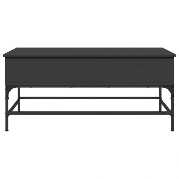 Couchtisch Schwarz 100x50x45 cm Holzwerkstoff und Metall