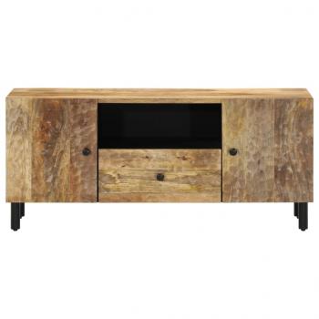 TV-Schrank 105x33x46 cm Massivholz Mango