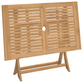 Gartentisch Klappbar 120x70x75 cm Massivholz Akazie