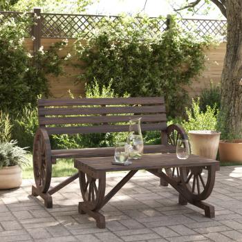 ARDEBO.de - 2-tlg. Garten-Lounge-Set Massivholz Tanne