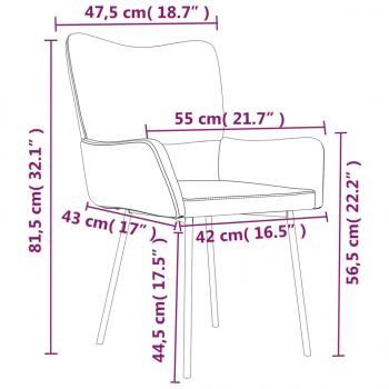 Esszimmerstühle 2 Stk. Schwarz Samt