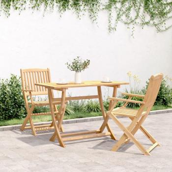 Gartentisch Klappbar 110x55x75 cm Massivholz Akazie