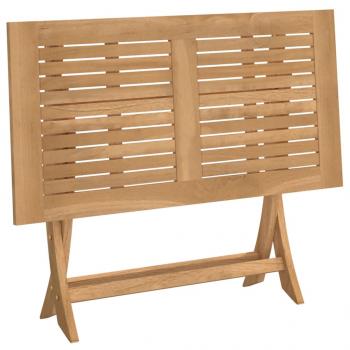 Gartentisch Klappbar 110x55x75 cm Massivholz Akazie