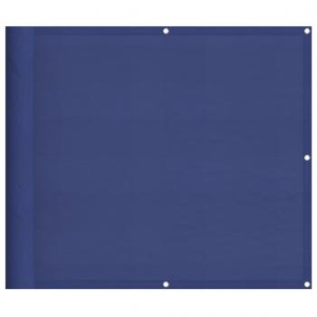 Balkon-Sichtschutz Blau 90x700 cm 100 % Polyester-Oxford