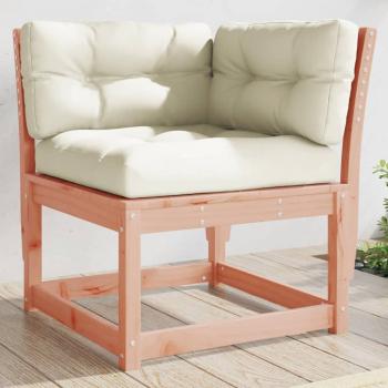 ARDEBO.de - Garten-Ecksofa mit Kissen 73x73x78 cm Massivholz Douglasie