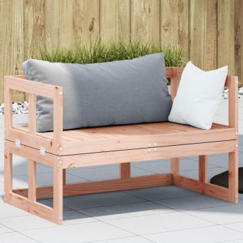 ARDEBO.de - 2-in-1 Gartensofa Verlängerbar Massivholz Douglasie