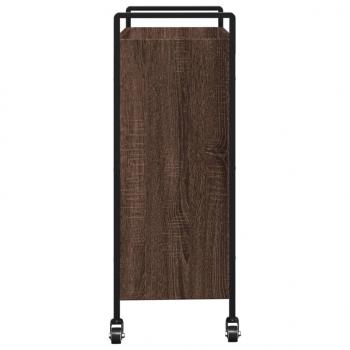 Küchenwagen Braun Eichen-Optik 70x30x82 cm Holzwerkstoff