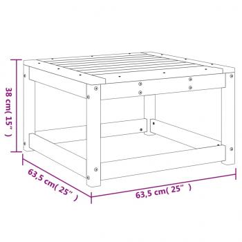 Gartenhocker Massivholz Douglasie