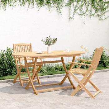 Gartentisch Klappbar 160x85x75 cm Massivholz Akazie