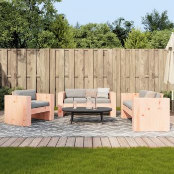 ARDEBO.de - 2-tlg. Garten-Lounge-Set Massivholz Douglasie