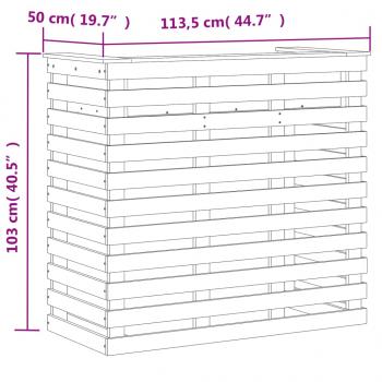 Gartenbar 113,5x50x103 cm Massivholz Douglasie