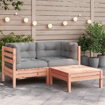 ARDEBO.de - Gartensofa mit Kissen und Hocker 2-Sitzer