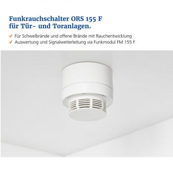 Hekatron ORS Funkset 155 Funkauchschalter Set, weiß (31-4100025-01-01)