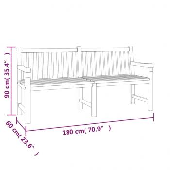 5-tlg. Garten-Essgruppe Massivholz Teak