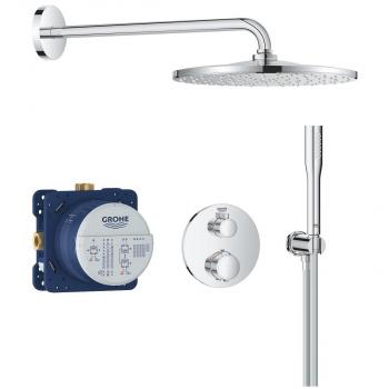 ARDEBO.de GROHE Precision Thermostat Duschsystem, Quickfix, Unterputz, mit Vitalio Rain Mono 310, chrom (34880000)