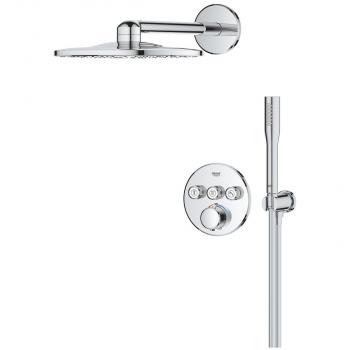 GROHE Precision Smartcontrol Duschsystem, Quickfix, Unterputz, mit Vitalio Smartactive 310, chrom (34874000)