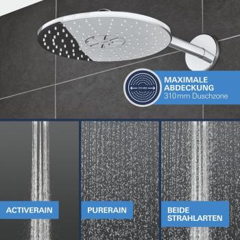 GROHE Precision Smartcontrol Duschsystem, Quickfix, Unterputz, mit Vitalio Smartactive 310, chrom (34874000)