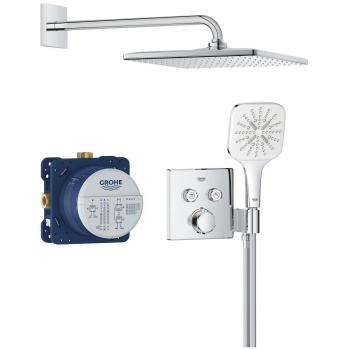 ARDEBO.de GROHE Precision Smartcontrol Duschsystem, Quickfix, Unterputz, mit Vitalio Rain Mono 310 Cube, chrom (34876000)