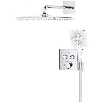 GROHE Precision Smartcontrol Duschsystem, Quickfix, Unterputz, mit Vitalio Rain Mono 310 Cube, chrom (34876000)